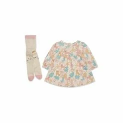 M&Co Pink Cat Dress And Tights -M&Co shop unnamed file 1976