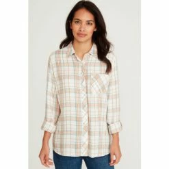 M&Co White Check Shirt -M&Co shop unnamed file 1999