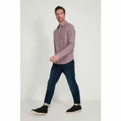 M&Co Red Gingham Check Shirt -M&Co shop unnamed file 2028