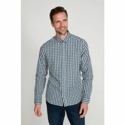 M&Co Green Gingham Check Shirt