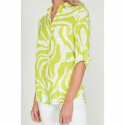 M&Co Green Zebra Spun Shirt -M&Co shop unnamed file 2061