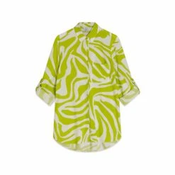 M&Co Green Zebra Spun Shirt -M&Co shop unnamed file 2062