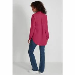 M&Co Pink Plain Twill Shirt 4 M&Co Pink Plain Twill Shirt -M&Co shop unnamed file 2095