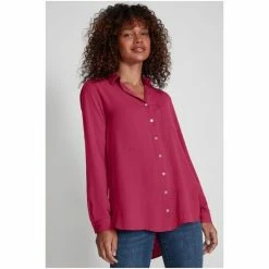 M&Co Pink Plain Twill Shirt 7 M&Co Pink Plain Twill Shirt -M&Co shop unnamed file 2098