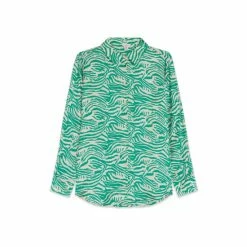 M&Co Green Printed Satin Shirt -M&Co shop unnamed file 2126