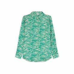 M&Co Green Printed Satin Shirt -M&Co shop unnamed file 2127