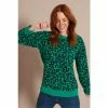 M&Co Green Leopard Crew Neck Sweatshirt -M&Co shop unnamed file 2142