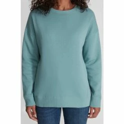 M&Co Blue Basic Crew Sweatshirt -M&Co shop unnamed file 2148