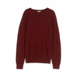 M&Co Red Crew Neck Knitted Jumper -M&Co shop unnamed file 215