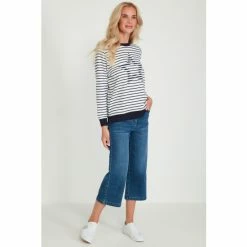 M&Co Blue Stripe Applique Sweat Top -M&Co shop unnamed file 2158