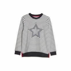 M&Co Blue Stripe Applique Sweat Top -M&Co shop unnamed file 2161