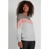 M&Co Grey Leopard Colourblock Sweatshirt -M&Co shop unnamed file 2170