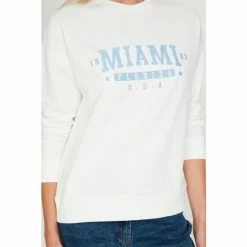 M&Co Miami Seam Cream Crew Sweat Top -M&Co shop unnamed file 2179