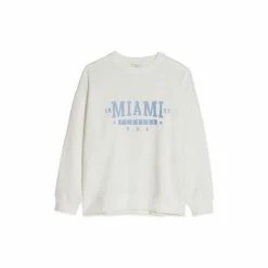 M&Co Miami Seam Cream Crew Sweat Top -M&Co shop unnamed file 2181