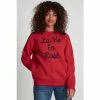 M&Co Red La Vie Embroidered Crew Sweatshirt -M&Co shop unnamed file 2191
