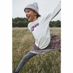 M&Co White Love Slogan Sweat Top