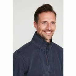 M&Co Blue Half Zip Sweatshirt -M&Co shop unnamed file 2205