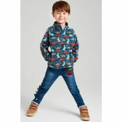 M&Co Blue Dinosaur Fleece