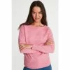 M&Co Petite Pink Plain Boat Neck Jumper