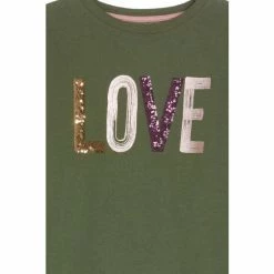 M&Co Green Love Slogan Sweatshirt 4 M&Co Green Love Slogan Sweatshirt -M&Co shop unnamed file 2224