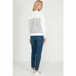 M&Co Cream New York Stripe Sweater -M&Co shop unnamed file 2235