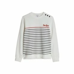 M&Co Cream New York Stripe Sweater -M&Co shop unnamed file 2237