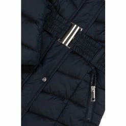M&Co Blue Belted Padded Coat -M&Co shop unnamed file 2249