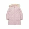 M&Co Pink Diamond Quilted Faux Fur Trim Coat -M&Co shop unnamed file 2254