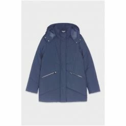 M&Co Blue Mid Length Padded Coat -M&Co shop unnamed file 2304