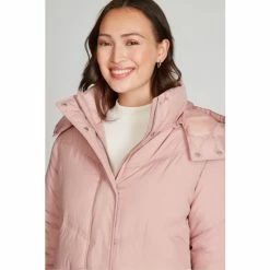 M&Co Pink Mid Length Padded Coat -M&Co shop unnamed file 2313