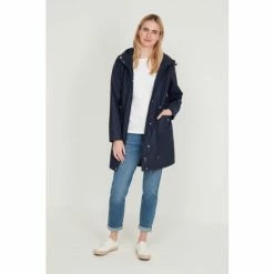 M&Co Blue Drawstring Waist Raincoat -M&Co shop unnamed file 2323