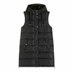 M&Co Longline Padded Black Gilet 4 M&Co Longline Padded Black Gilet -M&Co shop unnamed file 2332
