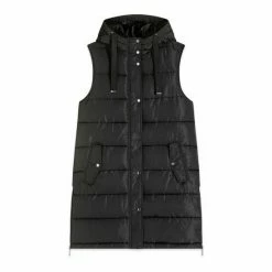 M&Co Longline Padded Black Gilet 5 M&Co Longline Padded Black Gilet -M&Co shop unnamed file 2333