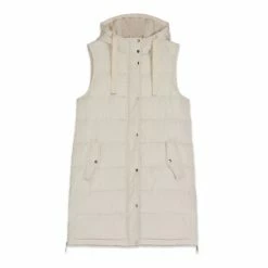 M&Co White Longline Padded Gilet -M&Co shop unnamed file 2339