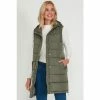 M&Co Green Longline Padded Gilet -M&Co shop unnamed file 2341