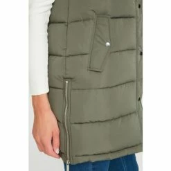 M&Co Green Longline Padded Gilet 5 M&Co Green Longline Padded Gilet -M&Co shop unnamed file 2344