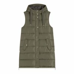 M&Co Green Longline Padded Gilet 6 M&Co Green Longline Padded Gilet -M&Co shop unnamed file 2345