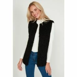 M&Co Black Borg Gilet