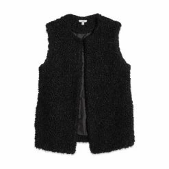 M&Co Black Borg Gilet -M&Co shop unnamed file 2351