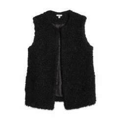M&Co Black Borg Gilet -M&Co shop unnamed file 2352