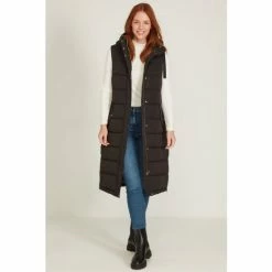 M&Co Black Longline Gilet