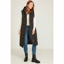 M&Co Black Longline Gilet -M&Co shop unnamed file 2355