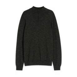 M&Co Grey Half Zip Knit Jumper -M&Co shop unnamed file 236