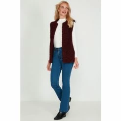 M&Co Red Borg Gilet -M&Co shop unnamed file 2366