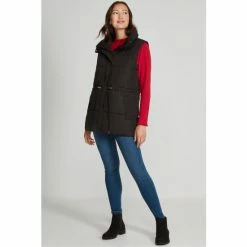 M&Co Padded Boxy Black Gilet -M&Co shop unnamed file 2382