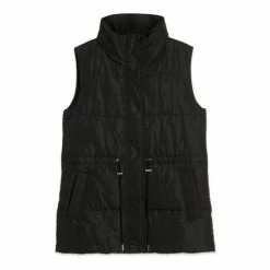 M&Co Padded Boxy Black Gilet -M&Co shop unnamed file 2384