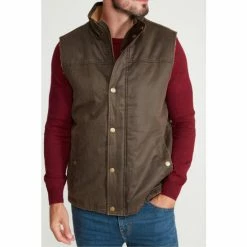 M&Co Wax Brown Gilet -M&Co shop unnamed file 2408