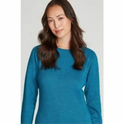 M&Co Blue Sparkle Puff Sleeve Jumper 5 M&Co Blue Sparkle Puff Sleeve Jumper -M&Co shop unnamed file 241