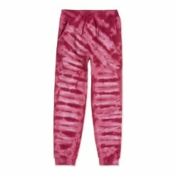 M&Co Red Tie Dye Joggers