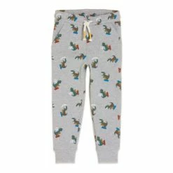 M&Co Grey Dinosaur Skateboard Joggers